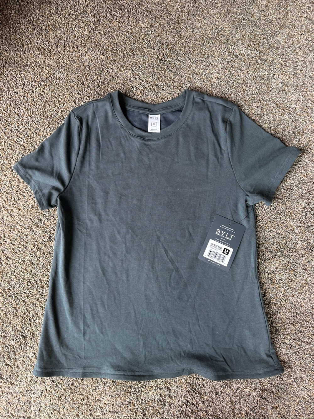 Women's Short Sleeve Crew Tee in Navy